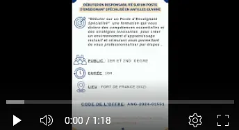 Cliquer sur la vidéo de présentation du catalogue